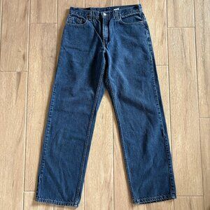 Vintage Levi's 577 Jeans Women's 12 Long Blue Denim Lower Rise Loose Fit Y2K